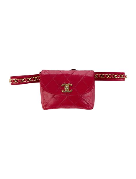 red chanel belt bag|chanel belt bag 2022.